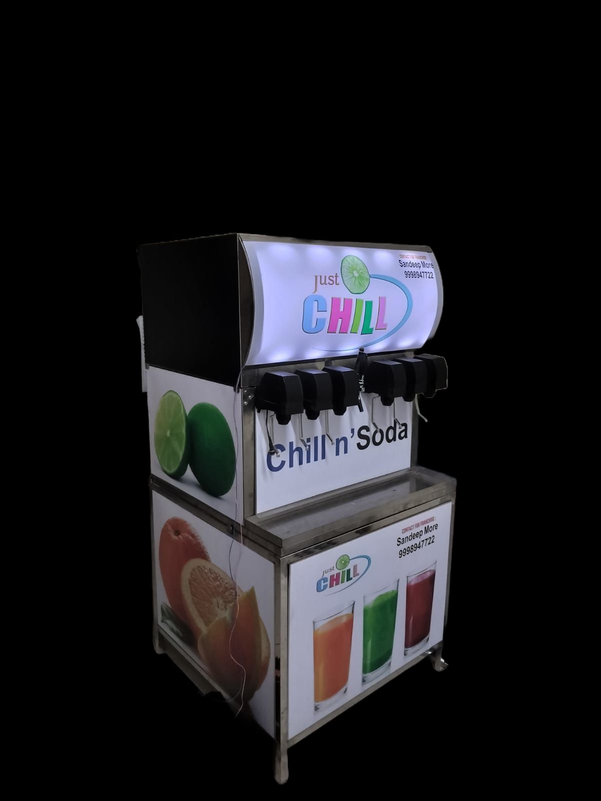 Just Chill Engineering Fountain Soda Machine 6+1 Model, 6 months used, Excellent condition