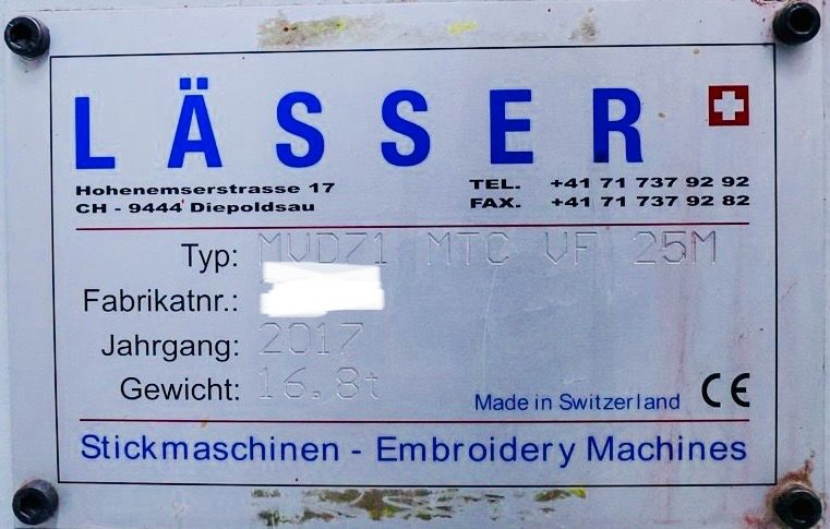 SCHIFFLI SHUTTLE TEXTILE MACHINE (LASSER , SWITZERLAND) 5