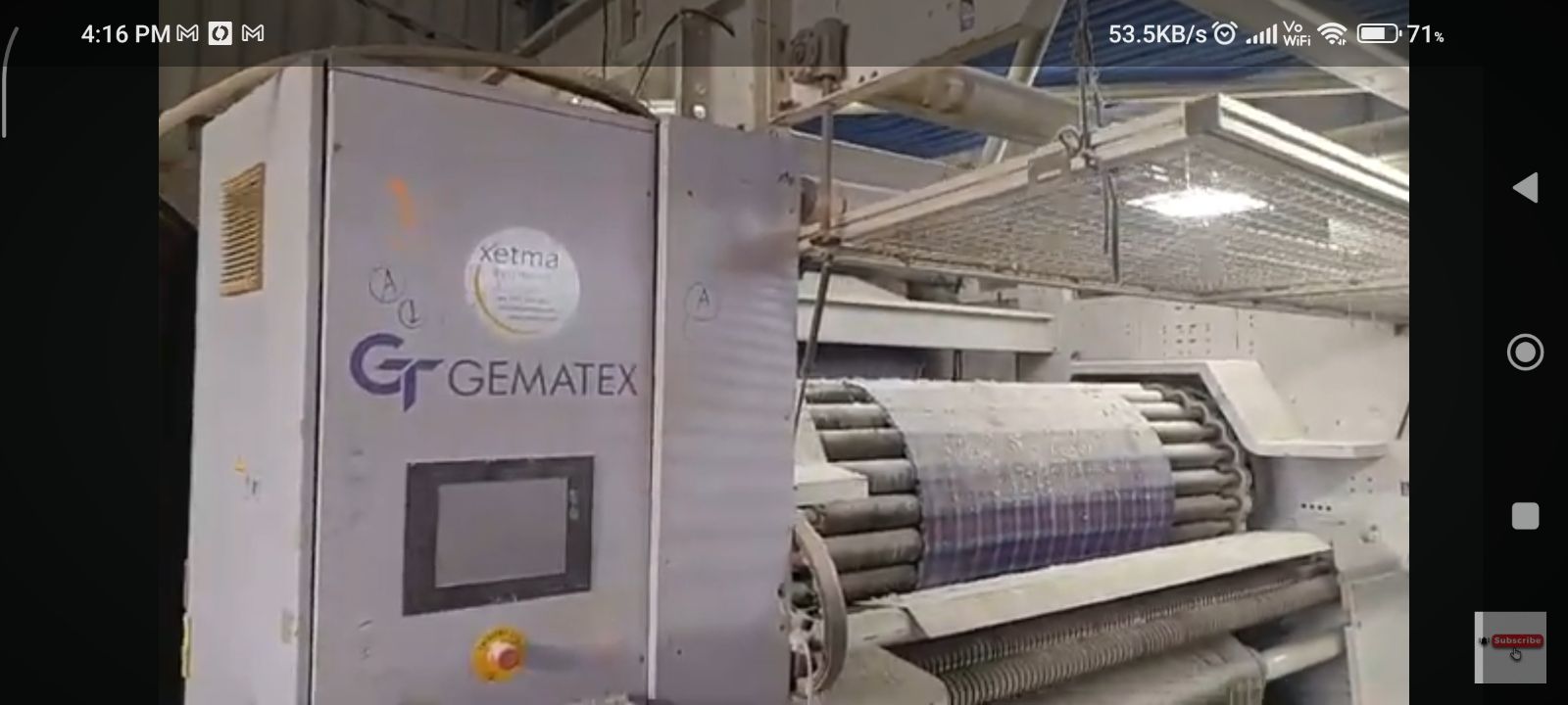 TEXTILE RAISING MACHINE 9