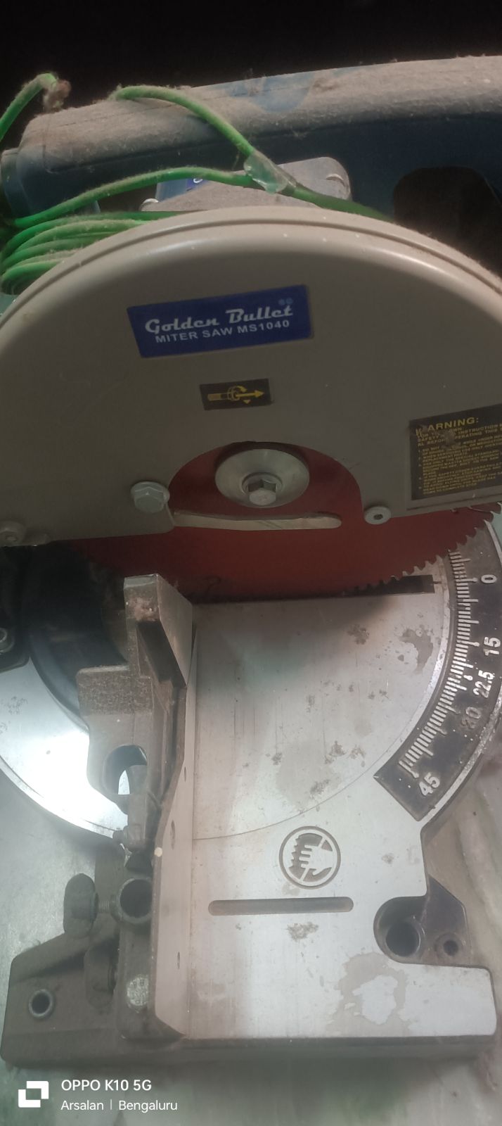 Aluminium cutting machine 