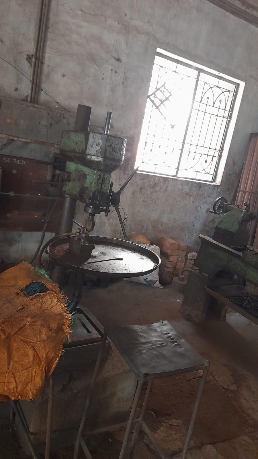 Complete Running Forging & Bar Drawing Manufacturing Unit for Sale - 150-ton forging machine + 40-mm bar drawing machine + 50-ton power press + complete zinc unit + lathes + dyes 7