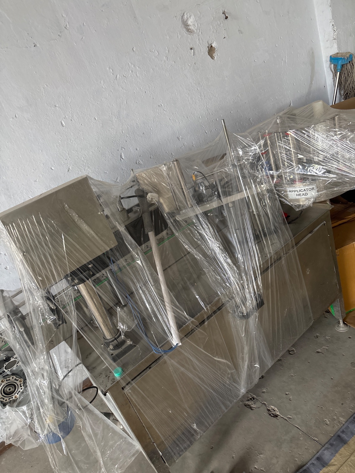 Sticker labelling machine