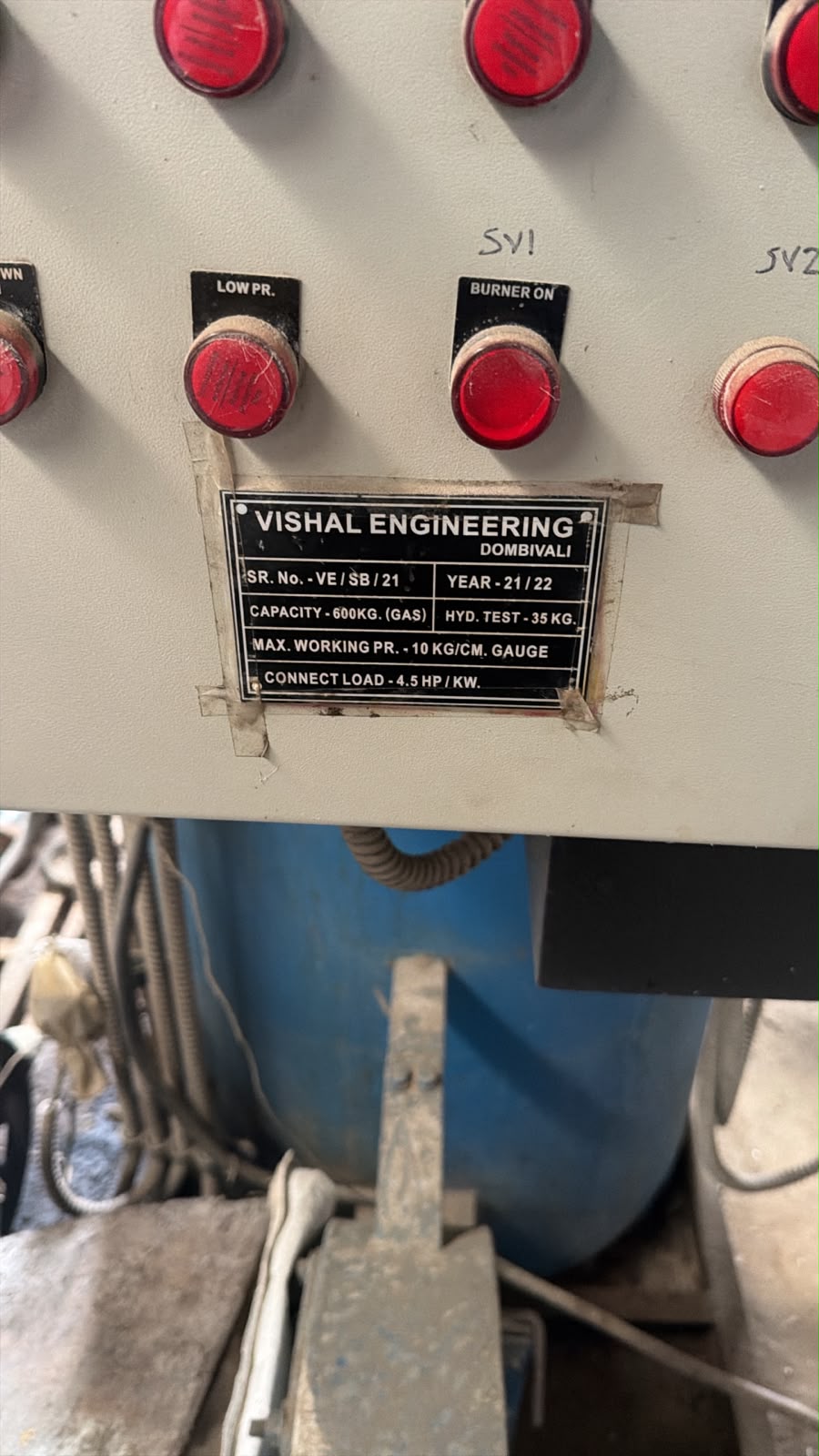 600 KG GAS FIRED INDUSTRIAL BOILER 2
