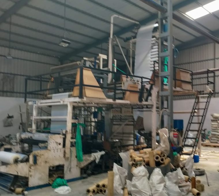 Blown Film Plant, Innsale Make, Two Layer - 40/45mm, 52 Inch Winder