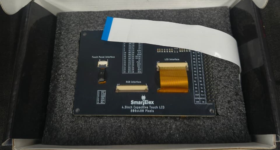 SmartElex 4.3" TFT Capacitive Touch Display 800x480