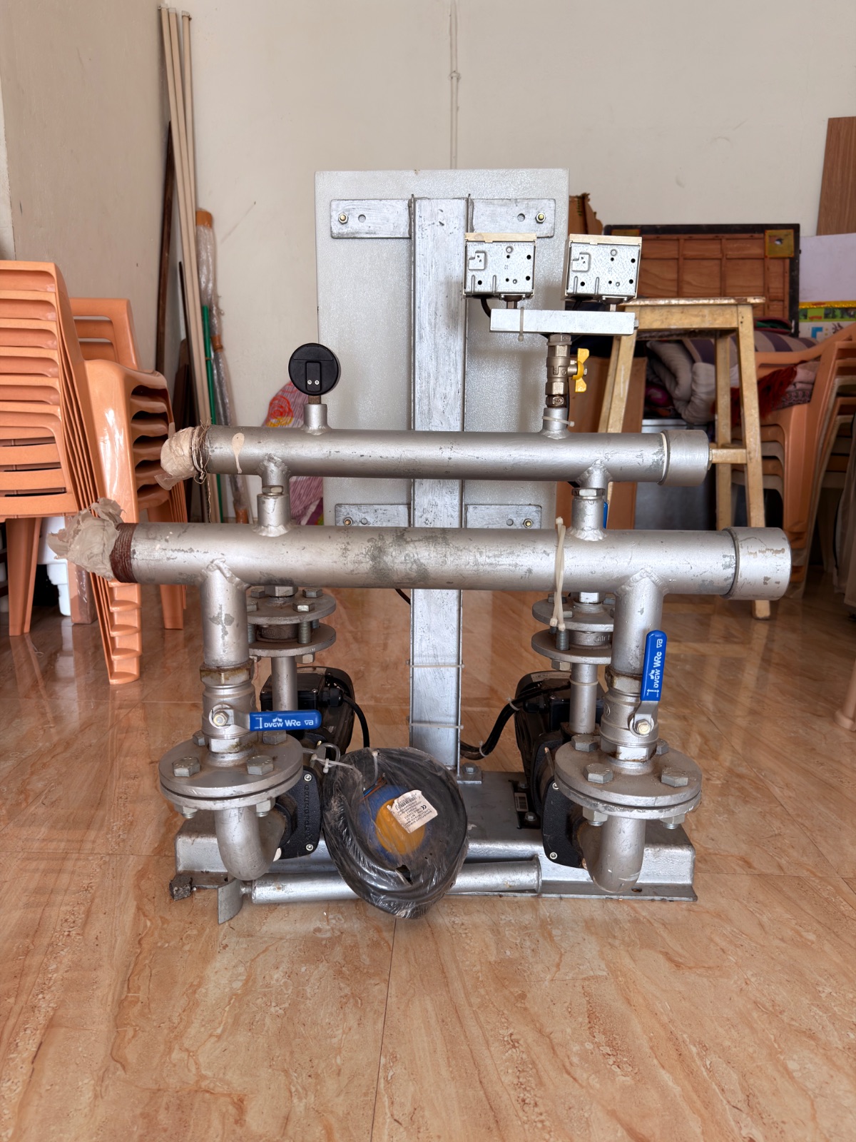 Grundfos IE2 twin pump water booster 3