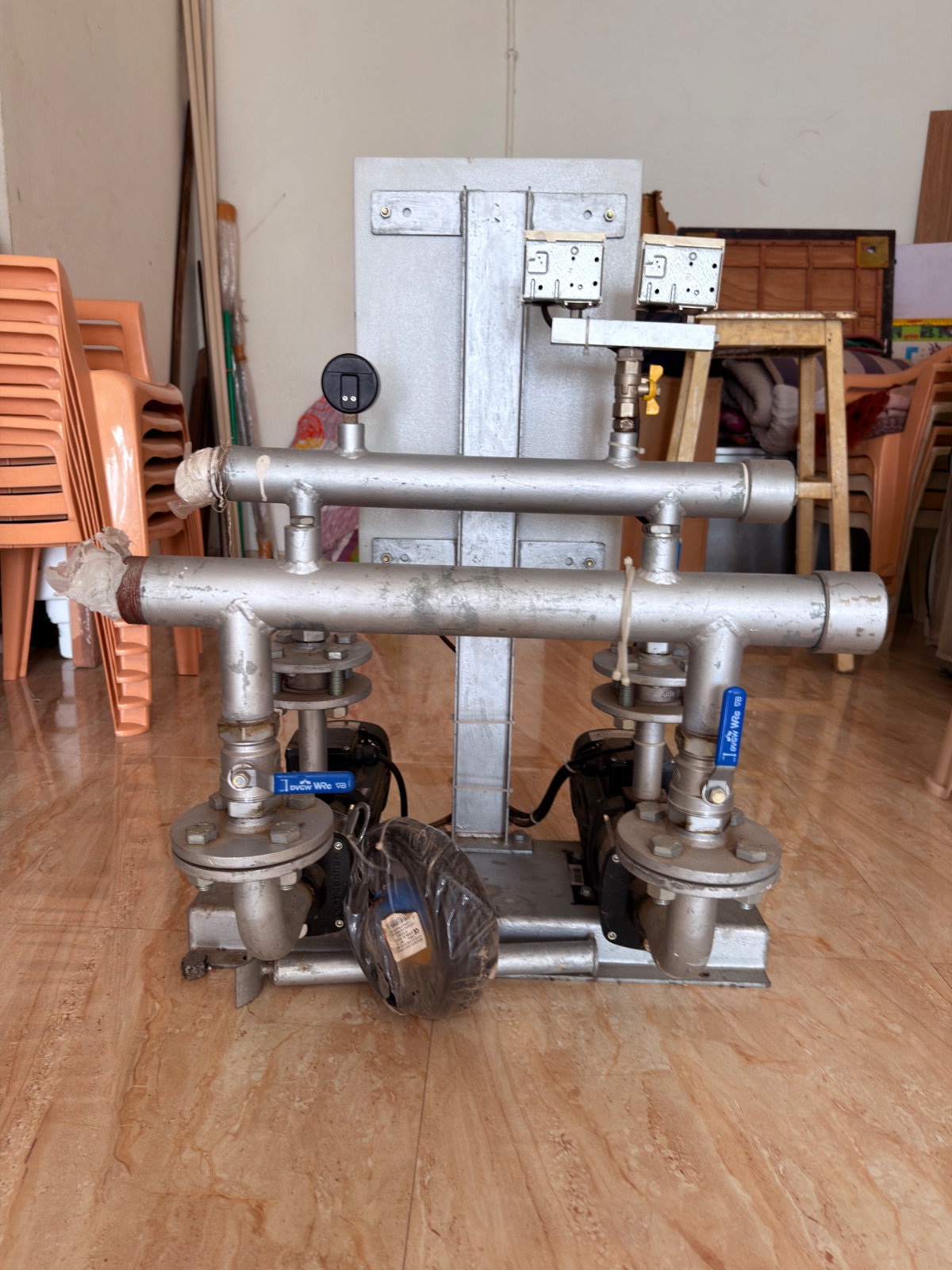 Grundfos IE2 twin pump water booster 5