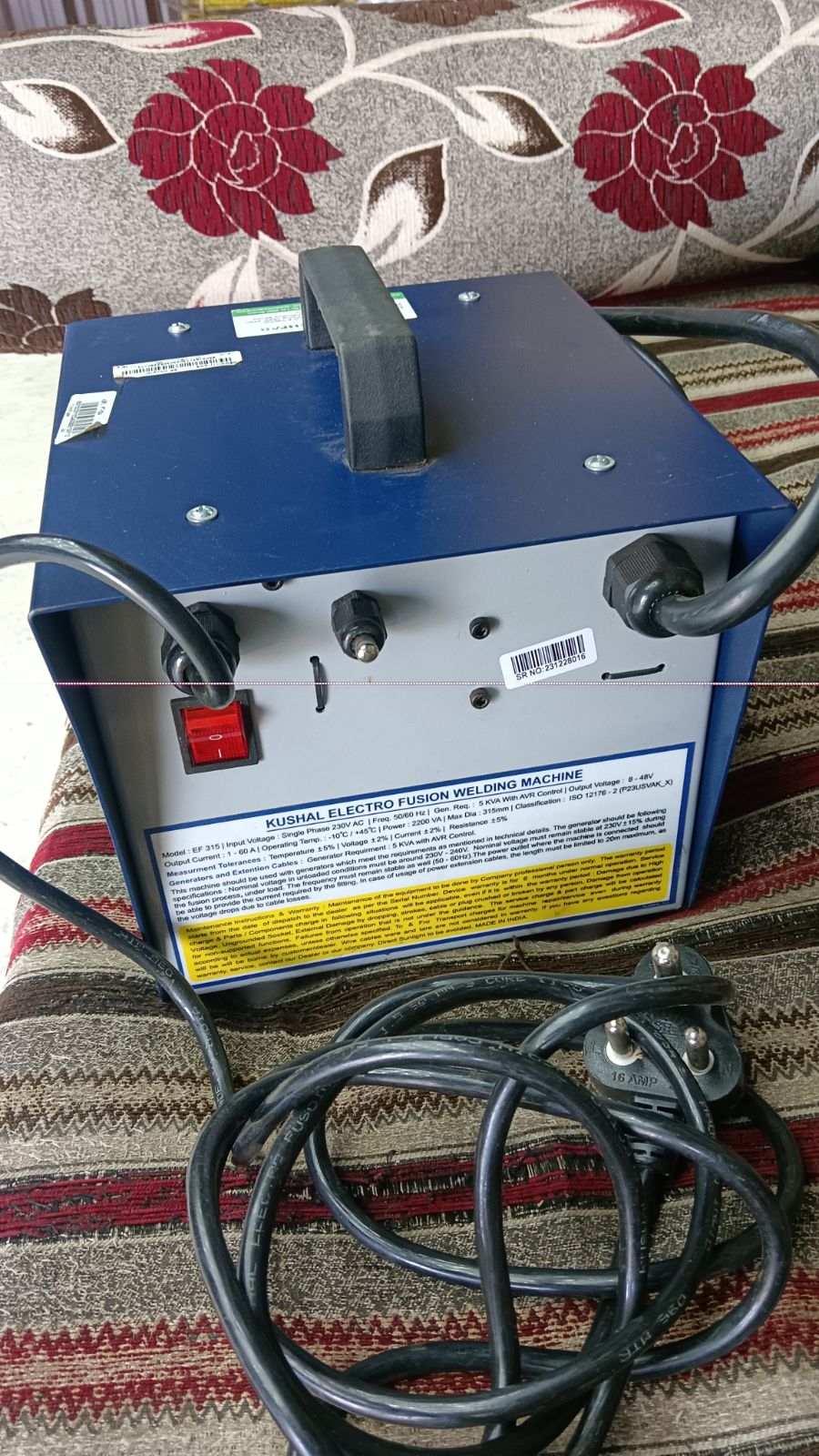 Electro fusion welding machine 4