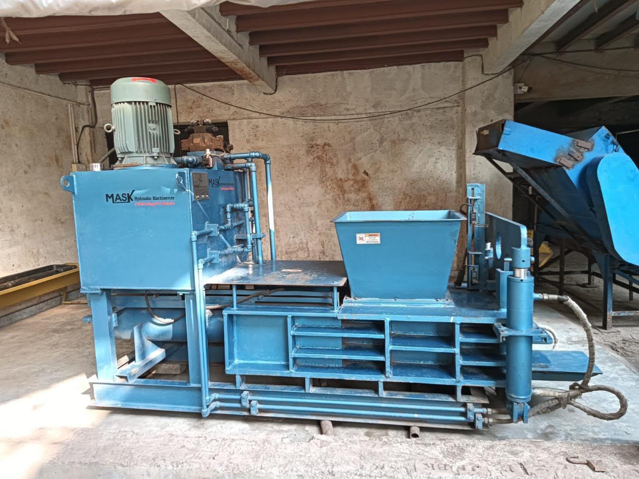 Used Coco Peat Block Making Machine CPBMM 800 – 80 Ton, 15 HP